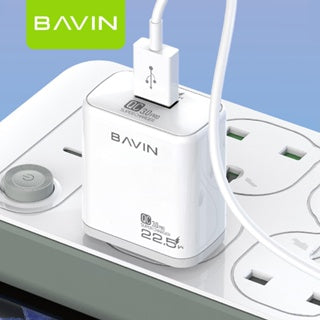 BAVIN C-PC826-XX QC3.0 Wall Charger w/ Charging Cable