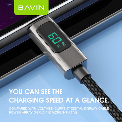 BAVIN CB255 12W /20W /60W 1 Meter PD Fast Charging Data Transfer Cable For iPhone 17 Series