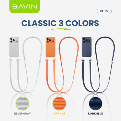 BAVIN BE22 Magnetic Lanyard Phone Crossbody Woven Adjustable w/ Quick Release Strap for iPhone 17 Series