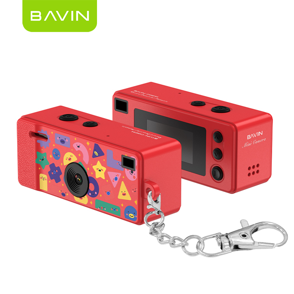 BAVIN CD01 Mini Thumb Camera 1080P HD 12MP Wide w/ Flash and Keychain | Support TF Card