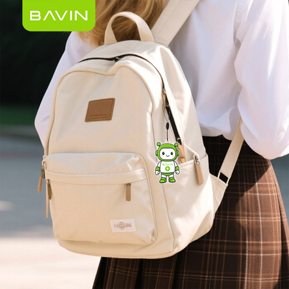 BAVIN Acrylic Transparent Robot Design Pendant Keychain Cute Accessory for Phone, Bag & Key Holder