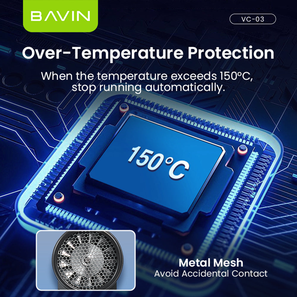 BAVIN Z-VC03 130,000RPM / Z-VC04 80,000RPM Portable Mini Compressed Air Duster for Deep Cleaning w/ Extremely Turbo Airflow