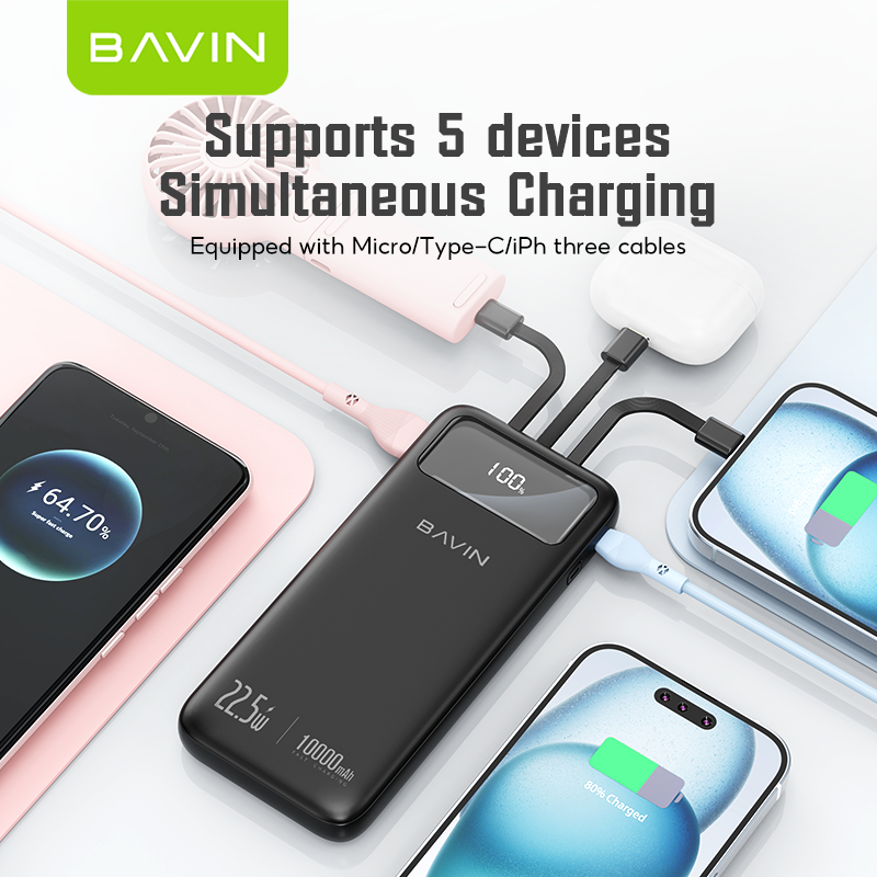 BAVIN Y-PC1102 20000mAh Super Fast Charging Powerbank Support iPh