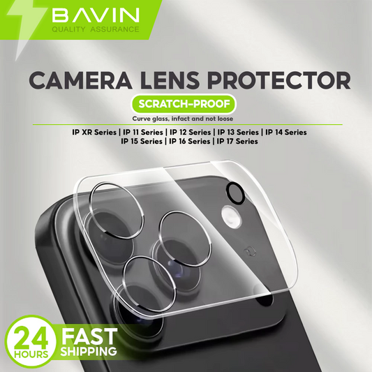 BAVIN Camera Lens Protector Transparent Camera Tempered Glass Scratch-Proof for iPhone 7 to 17 Series
