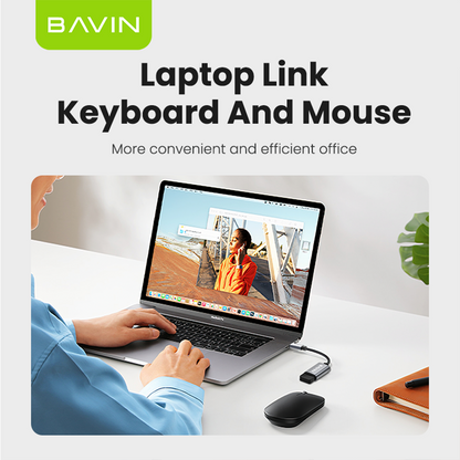 BAVIN O54 USB-C to USB 3.0 OTG Adapter thunderbolt 3 to USB Female Adapter For Laptop Tablet Mouse Keyboard