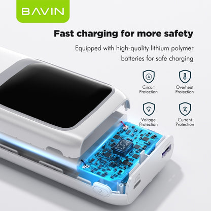 BAVIN Y-PC1030 20000mAh 22.5W Fast Charging Powerbank w/ Built-in Cable