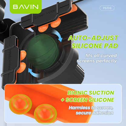 BAVIN PS108 Phone Holder for Screen Corner Magnetic Phone Mount Holder, 360° Rotation for iPhone 17-13