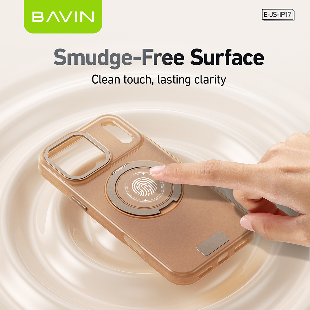 BAVIN JS 360 Rotation Magnetic Ring Phone Holder Case Durable Shockproof Fully Protected Compatible For iPhone 17 Series