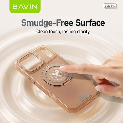 BAVIN JS 360 Rotation Magnetic Ring Phone Holder Case Durable Shockproof Fully Protected Compatible For iPhone 17 Series