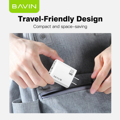 BAVIN C-PC907 30W PD Fast Charger Multi Port Adapter