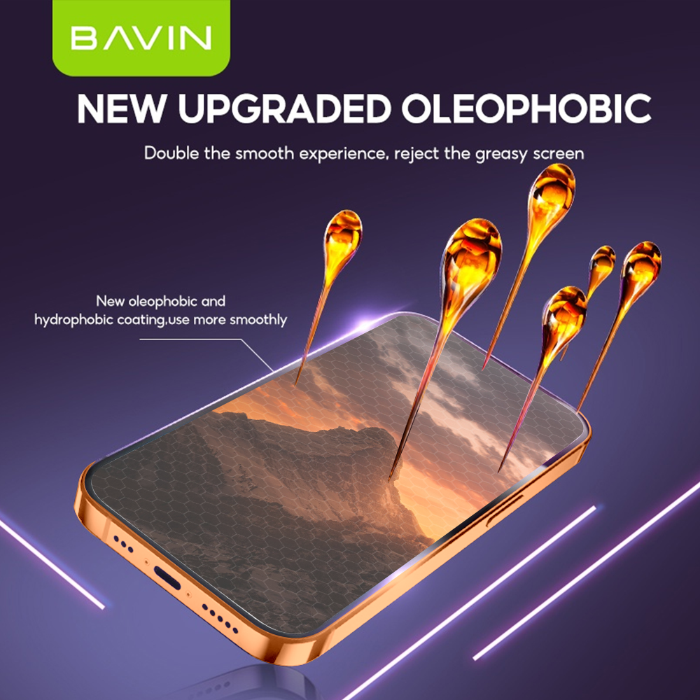 BAVIN Q3 One Click Series Screen Protector Tempered Glass Full Screen for iPhone X/XS/11/12/13/14/15/16/16E/17 Series