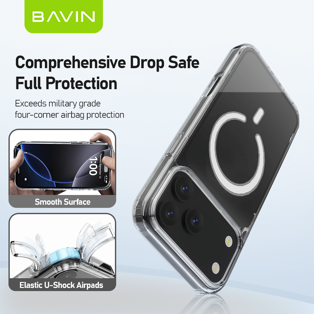 BAVIN E-FS Magnetic Magsafe Anti-Fall Case for iPhone 11 - 17 Series