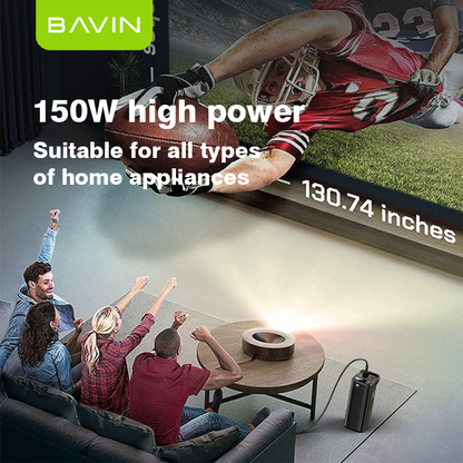 BAVIN PC021 54600mAh 150W Portable Power Supply Powerbank 22.5W w/ LED Light & Display