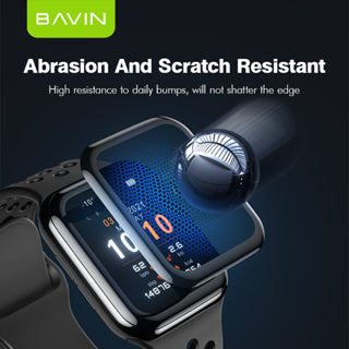 BAVIN S-Q13-XX Smartwatch Scratch Resistant & Anti-Fingerprint Tempered Glass Protector