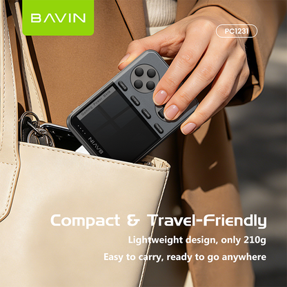 BAVIN PC1231S 2in1 10000mAh 20W Game Console Power bank Magnetic Wireless w/ Dual Type-C Cable + TF Card