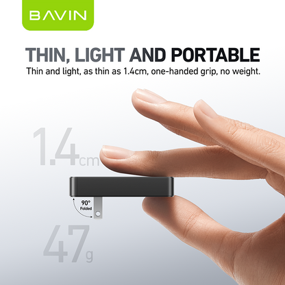 BAVIN C-PC2028-XX 20W PD QC3.0 Ultra Slim Fast Charger USB & Type-C Foldable Plug