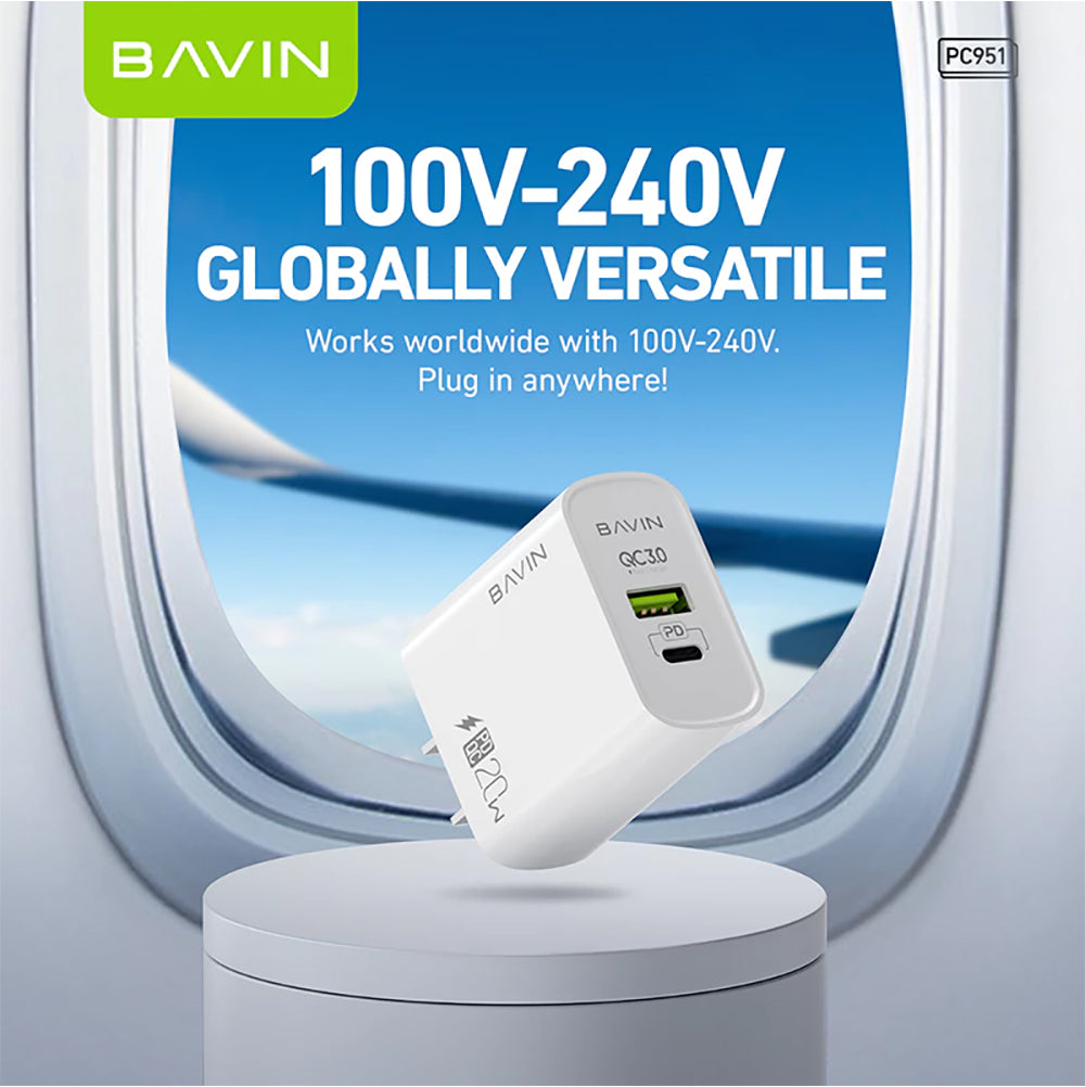 BAVIN C-PC951 20W Dual-Port PD Charger