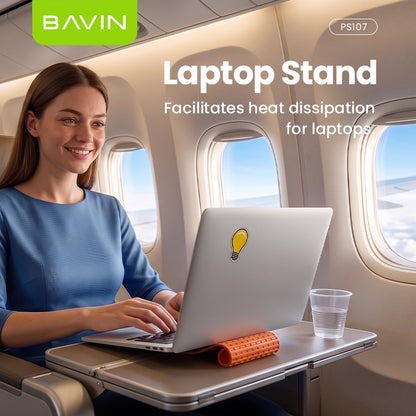 BAVIN PS107 Portable Ultra-Slim Foldable Silicone Phone Stand | Adjustable for Universal Desk, Travel