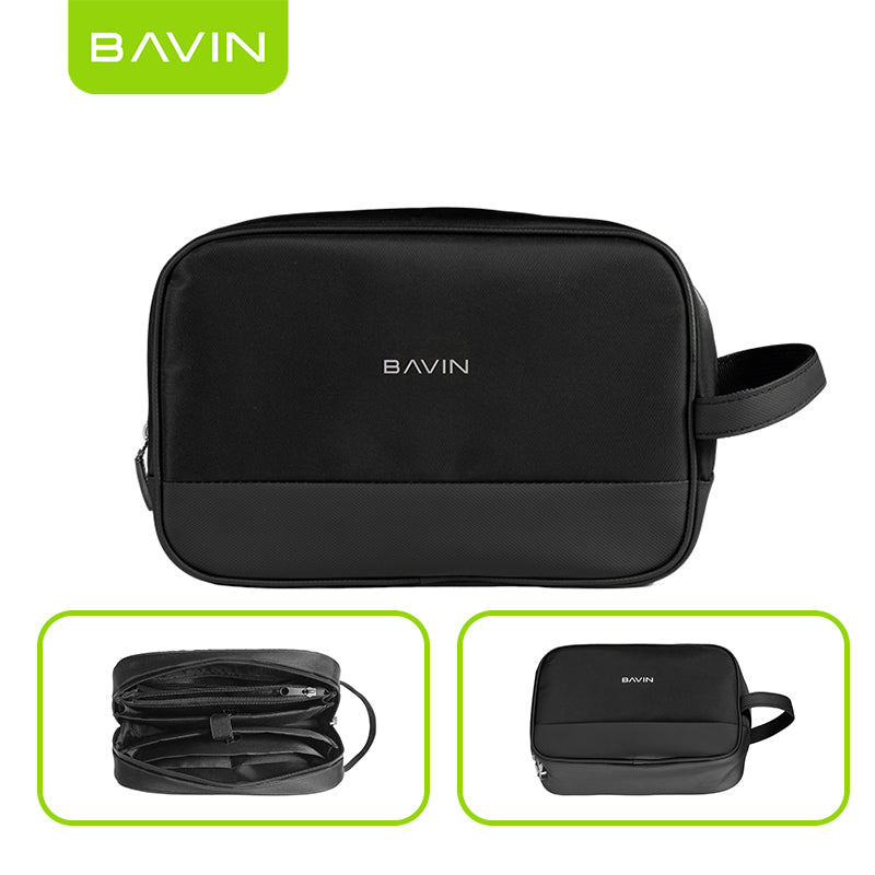 BAVIN E-BE20 Large Capacity Waterproof Bag w/ Password Lock For Earphones, USB Cables, Chargers & Digital Accessories Bag