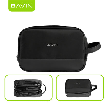 BAVIN E-BE20 Large Capacity Waterproof Bag w/ Password Lock For Earphones, USB Cables, Chargers & Digital Accessories Bag