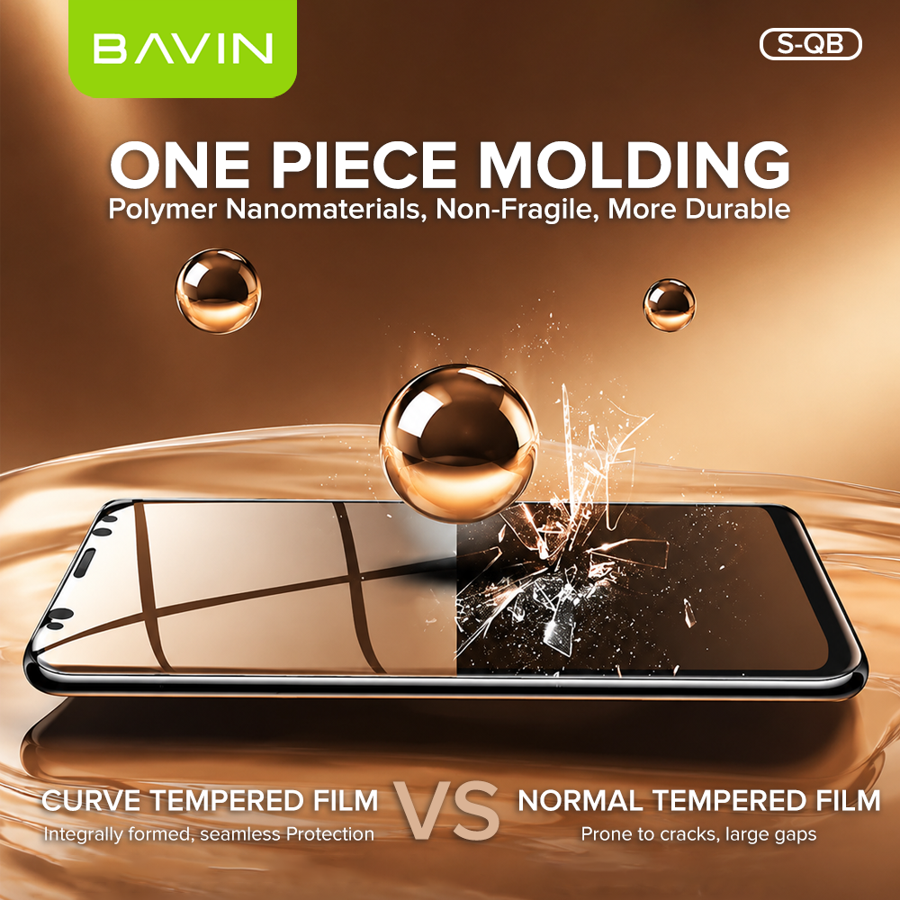 BAVIN S-QB Screen Pro+ High Pearm Antidust Anti-Drop Mobile Phone Full Tempered Glass for Sam Series