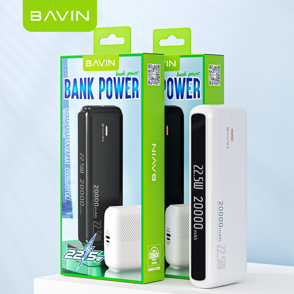 BAVIN Y-PC025 20000mAh Q.C 3.0Compact Fast Charging Powerbank