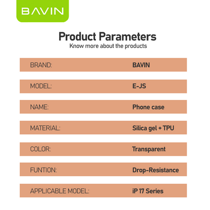BAVIN JS 360 Rotation Magnetic Ring Phone Holder Case Durable Shockproof Fully Protected Compatible For iPhone 17 Series