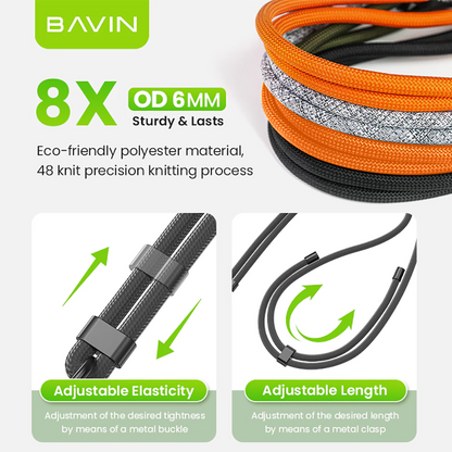 BAVIN E-BE15 Adjustable Mobile Phone Lanyard Strap w/160cm Long Cross-body Shoulder Strap