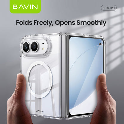BAVIN iPhone Duo Transparent Ultra Slim Magnetic Phone Case | Anti-Yellowing, Shockproof Phone Cover