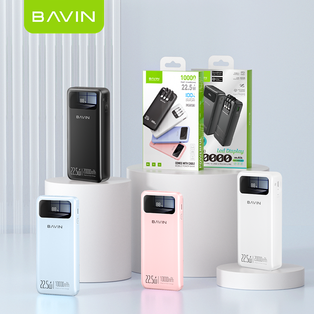 BAVIN Y-PC1102 20000mAh Super Fast Charging Powerbank Support iPh