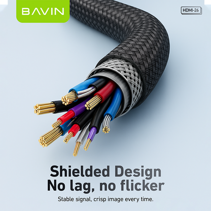 BAVIN U-HD-26-XX 4K USB-C to HDMI High-Speed Adapter Cable Plug & Play Converter