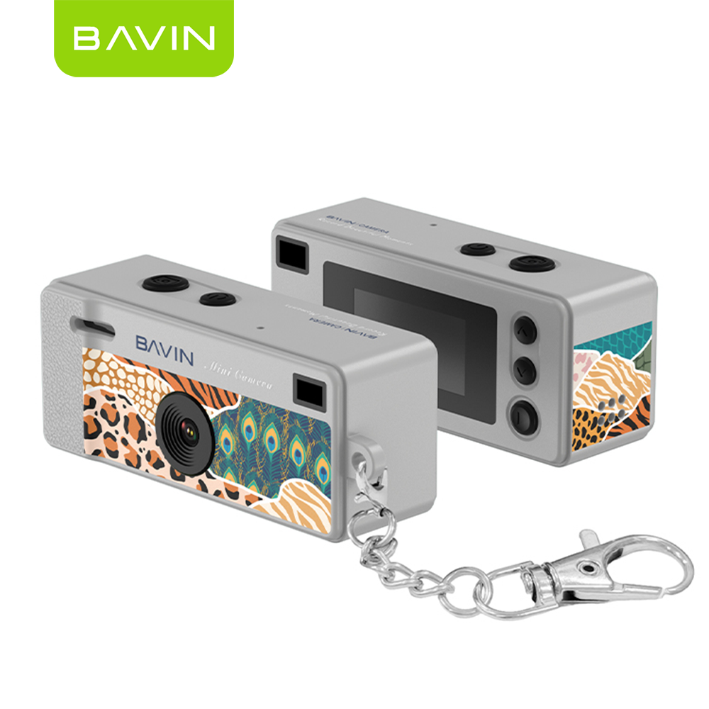 BAVIN CD01 Mini Thumb Camera 1080P HD 12MP Wide w/ Flash and Keychain | Support TF Card