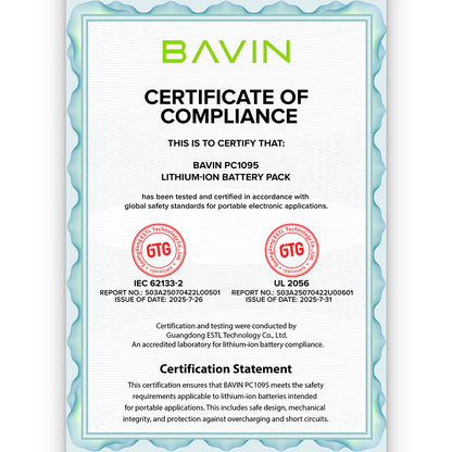 BAVIN PC1095 / PC1106 10000mAh 15W Ultra Thin Fast Charging Wireless Powerbank w/ Free Magnetic Ring