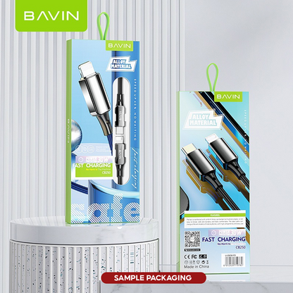 BAVIN U-CB250-M  BK 18W Fast Charging Cable Nylon Braided Suitable for USB to Micro