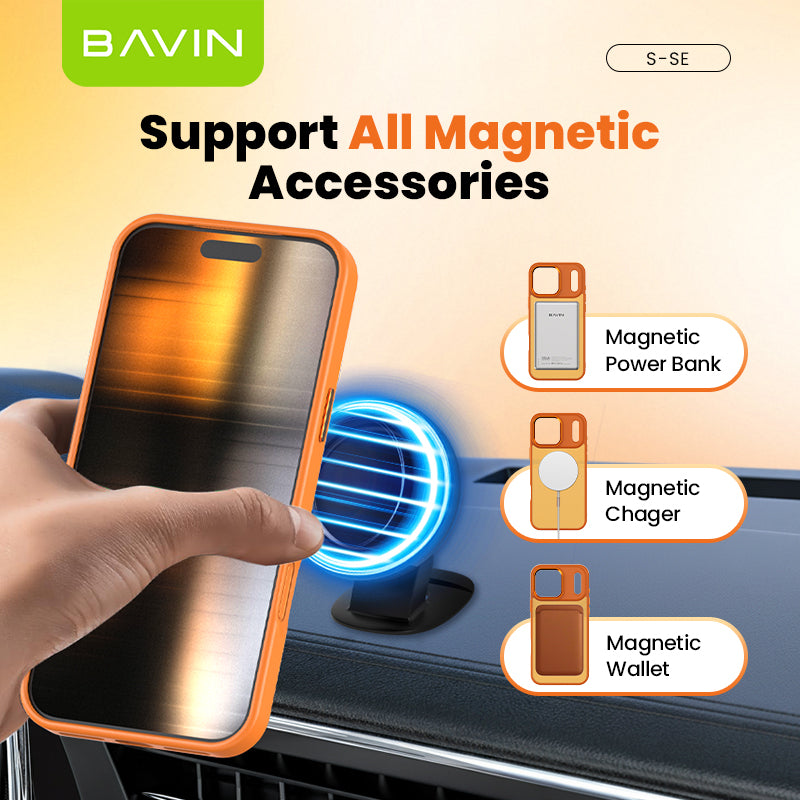 BAVIN SE Strong Magnetic Phone Case Durable Shockproof Fully Protected Compatible For iPhone 17 Series