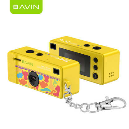 BAVIN CD01 Mini Thumb Camera 1080P HD 12MP Wide w/ Flash and Keychain | Support TF Card