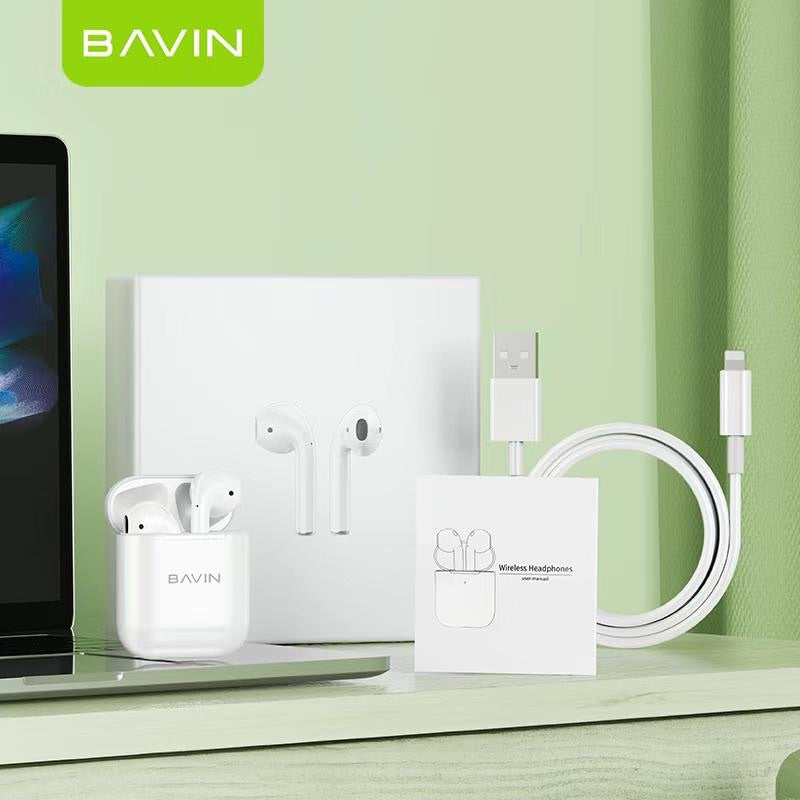 BAVIN BA32 TWS Bluetooth Earphones Sports Wireless Earbuds HIFI Stereo Sound for HUAWEI Xiaomi VIVO Android Phones