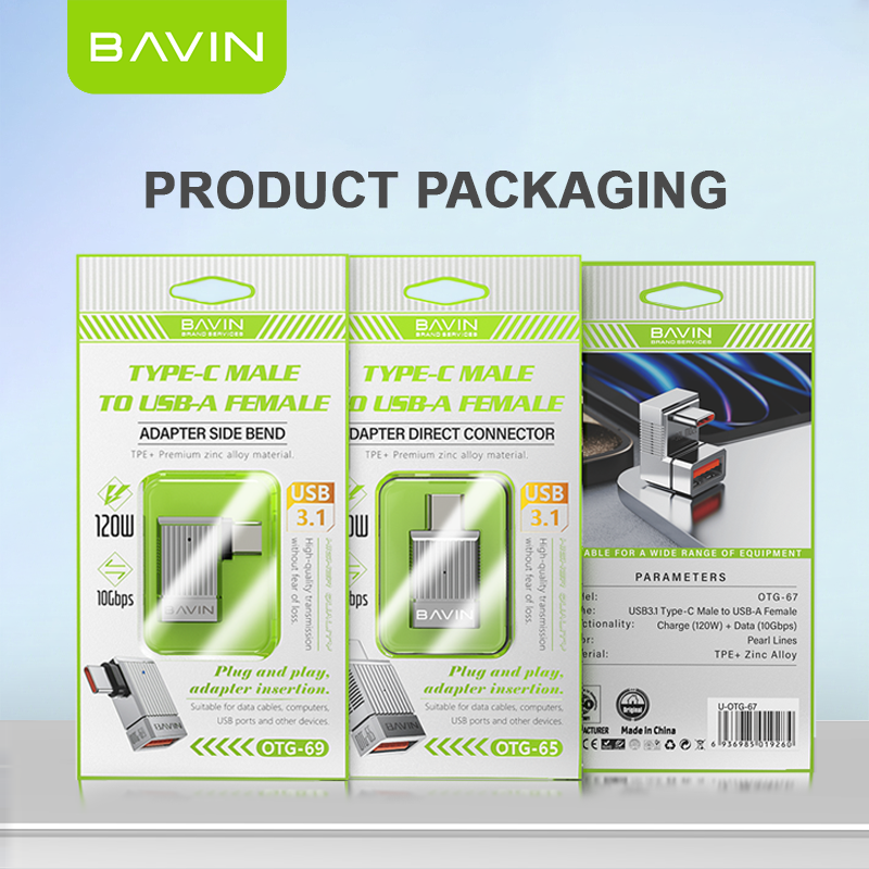 BAVIN U-O-65 120W Plug & Play Adapter w/ 10Gbps USB 3.1 O67 O68 O69 O70
