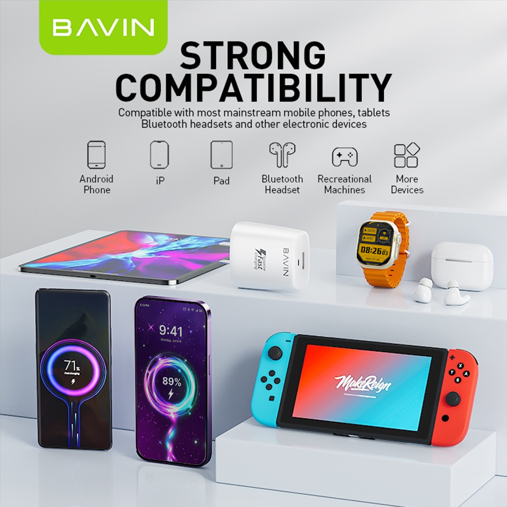 BAVIN C-PC586-XX Fast Charger Qualcomm 3.0 w/ USB Port