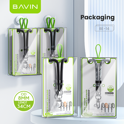 BAVIN BE14 Phone Lanyard Wrist Strap Ultra Thick Rope Stylish for Phone Case with Safety Clip