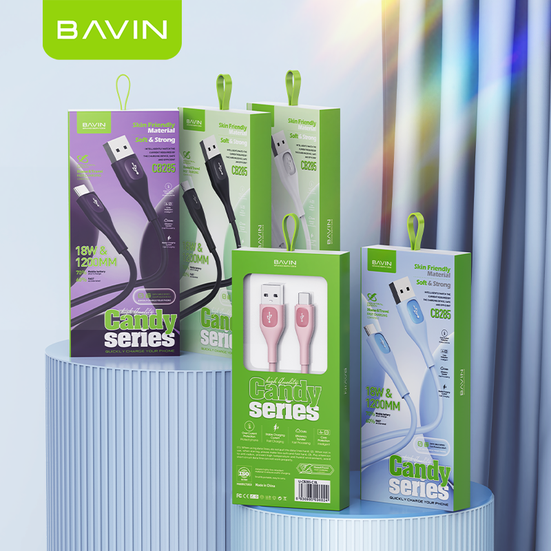 BAVIN U-CB285 PD 30W / 12W Fast Charging Data Cable Widely Compatible w/ iPhone, Type-C to iPh