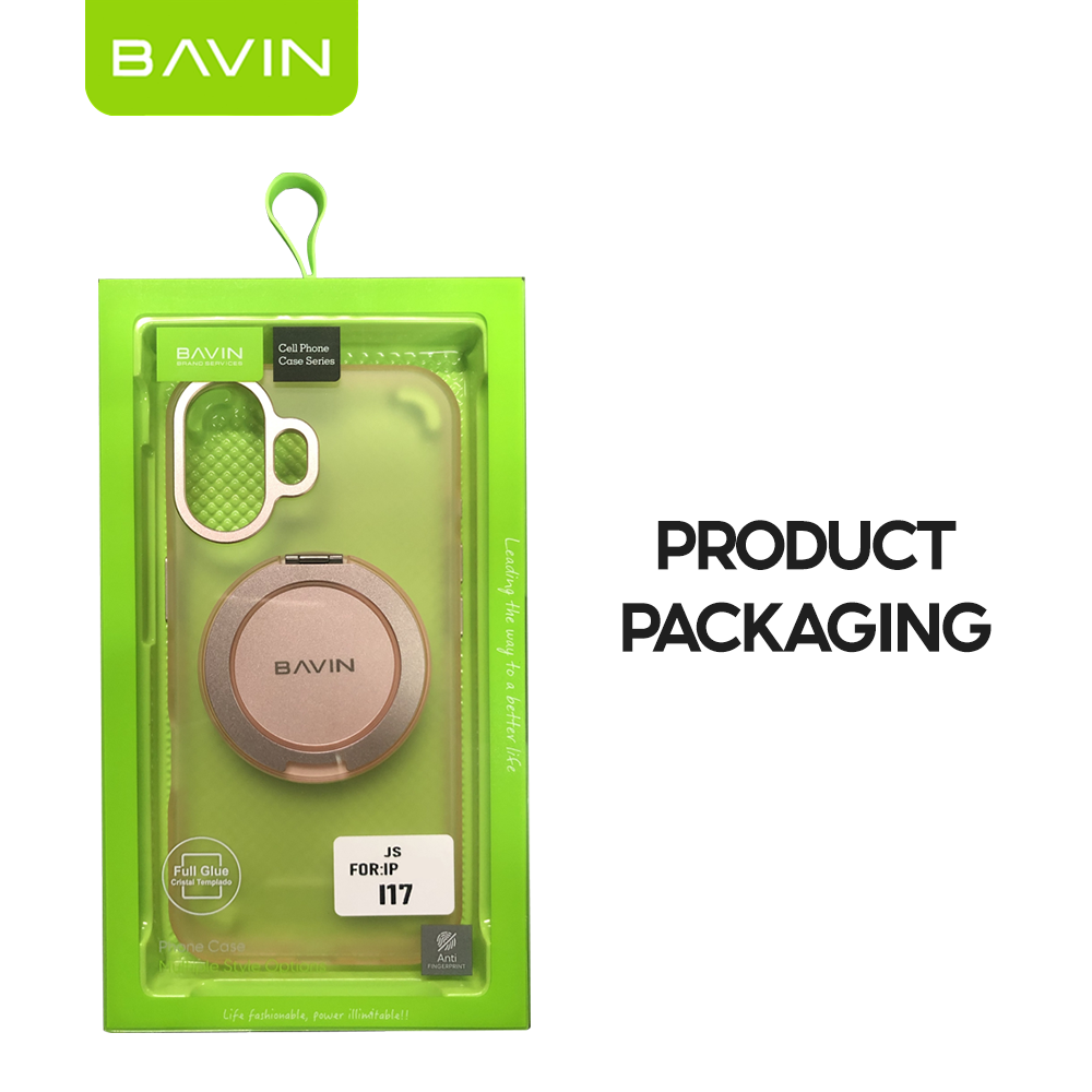BAVIN JS 360 Rotation Magnetic Ring Phone Holder Case Durable Shockproof Fully Protected Compatible For iPhone 17 Series