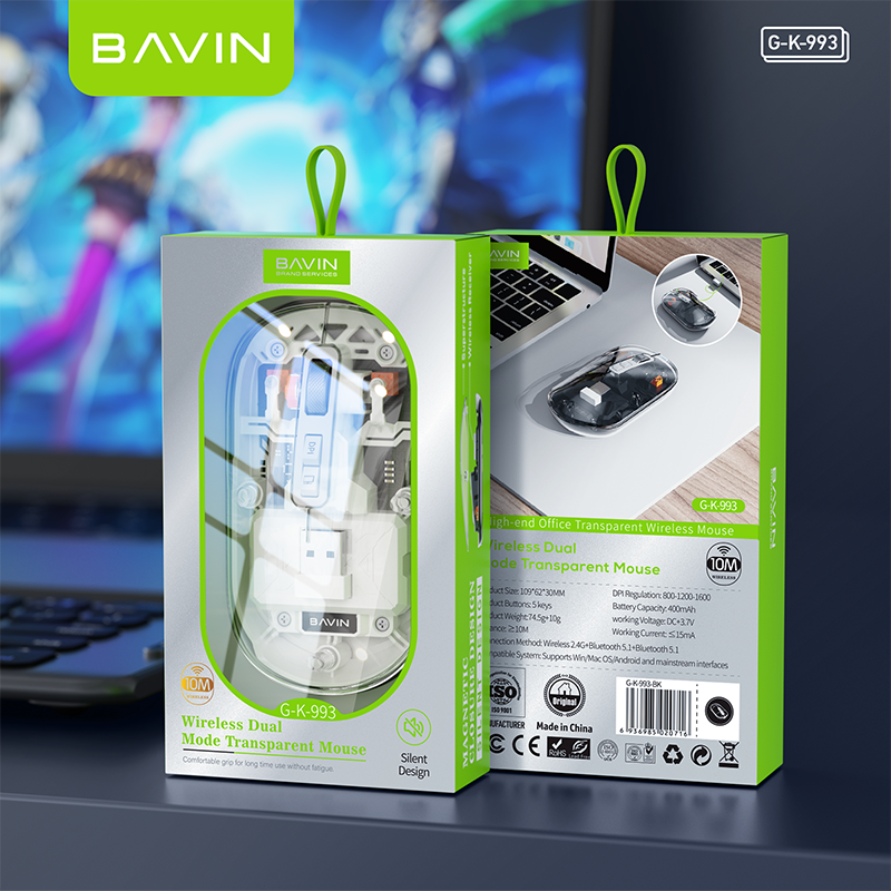 BAVIN G-K-993 Wireless Dual-Mode Gaming Mouse