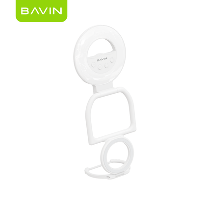 BAVIN P34 2-in-1 Portable Mini Magnetic Selfie LED Fill Light w/ Foldable Stand & 3 Brightness Modes