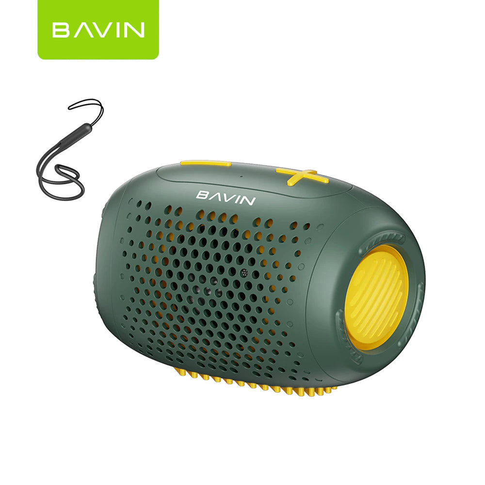 BAVIN BM31/BM32 Portable Bluetooth Speaker Big Sound Deep Bass Hi-Res Sound Audio w/1200mAh+Lanyard