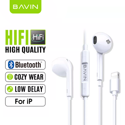 BAVIN H-XX-HX833 Wired Earphones w/ High Stereo Sound