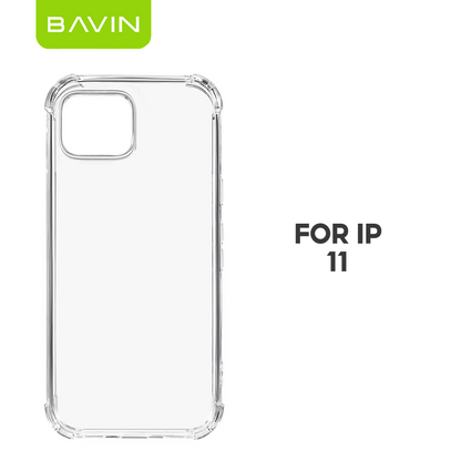 BAVIN E-FS2 Shockproof Clear Soft Silicone TPU Case Back Cover For iPhone 11-17 Pro Max Series