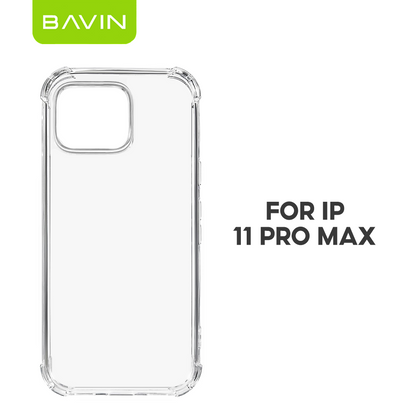BAVIN E-FS2 Shockproof Clear Soft Silicone TPU Case Back Cover For iPhone 11-17 Pro Max Series