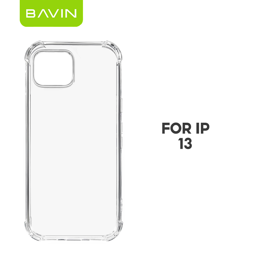 BAVIN E-FS2 Shockproof Clear Soft Silicone TPU Case Back Cover For iPhone 11-17 Pro Max Series