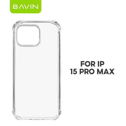 BAVIN E-FS2 Shockproof Clear Soft Silicone TPU Case Back Cover For iPhone 11-17 Pro Max Series